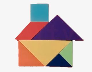 七巧板-房子免抠