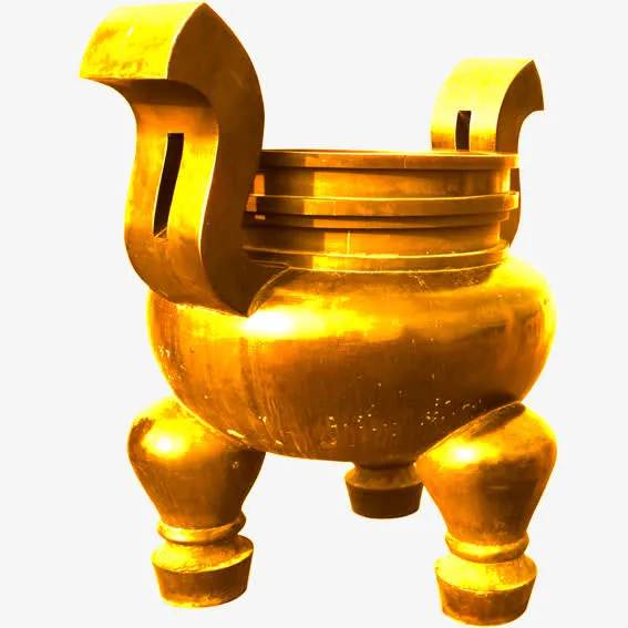道观铜炉免抠