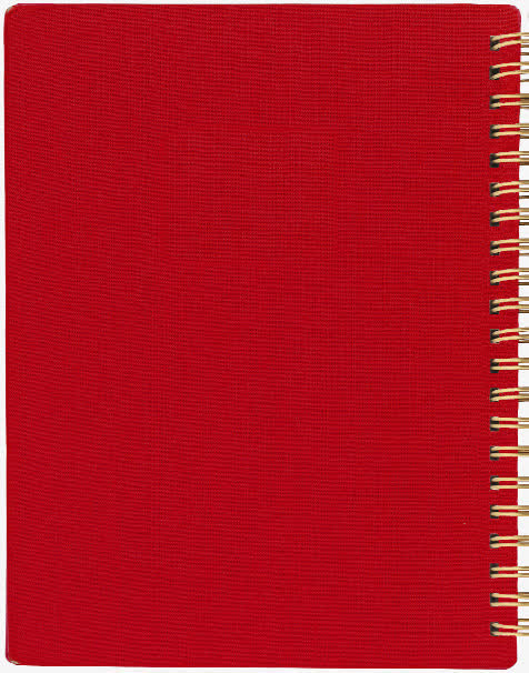 红色时尚笔记本图片免抠