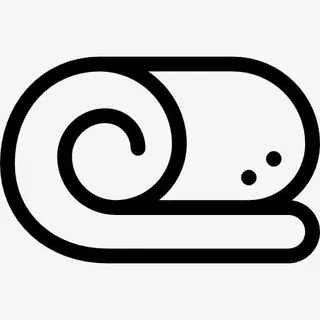 折叠的毛巾图标免抠