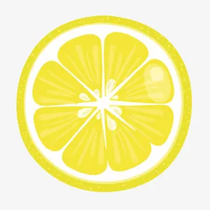 柠檬片卡通水果免抠