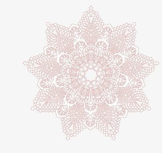 圆形适合纹样图案免抠