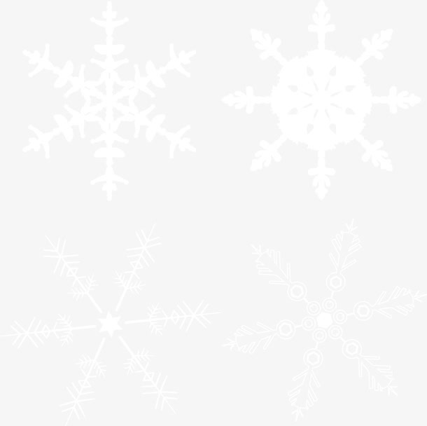 冬季雪花素材免抠