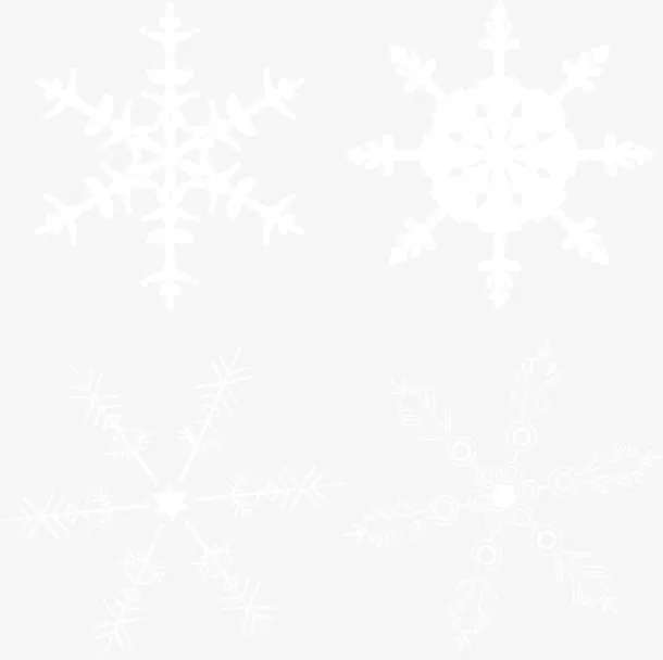 冬季雪花素材免抠