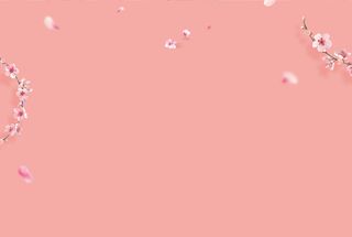 粉色清新桃花背景