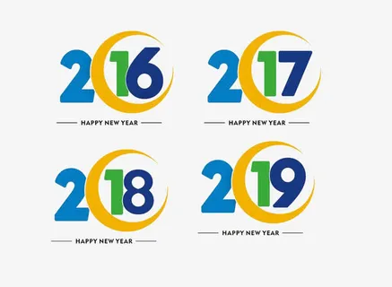 2016-年艺术字免抠