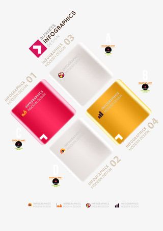 矢量分类标签PPT元素免抠