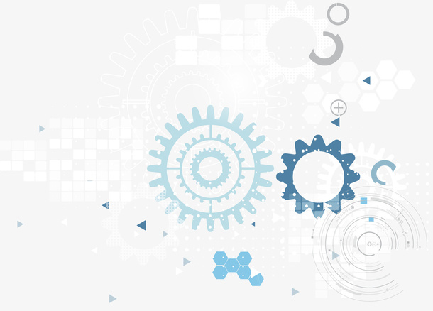 手绘旋转光效装饰图案免抠