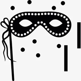 狂欢节面具图标免抠