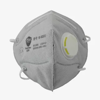 灰色防霾防护口罩免抠