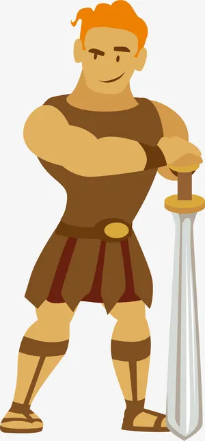 铠甲骑士卡通角色设计免抠