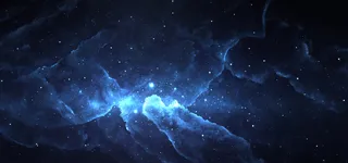 蓝色星空背景高清