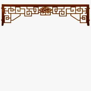 中式边框素材免抠