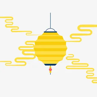 中秋节灯笼免抠