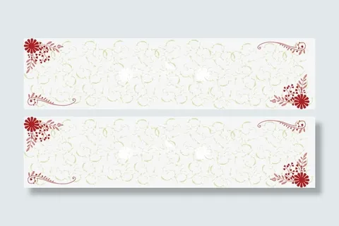 潮流花朵线条免抠