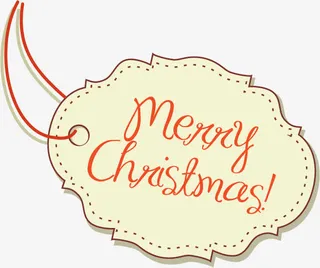 圣诞节标签免抠