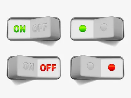 onoff开关按钮矢量图免抠