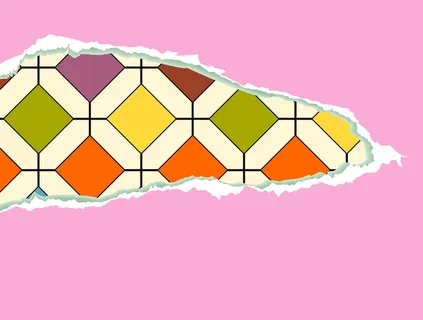 纸质撕痕撕裂空白文本传统花纹封面背景高清