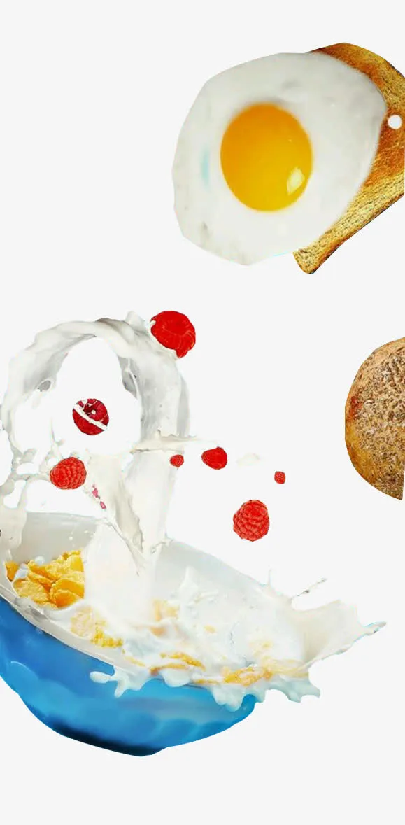 可口的早餐免抠