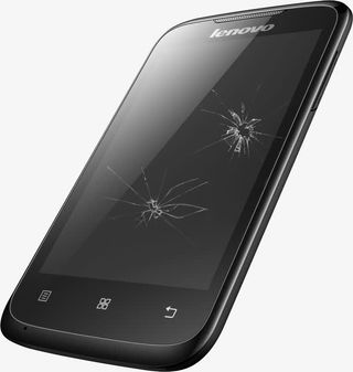 联想碎屏智能手机免抠