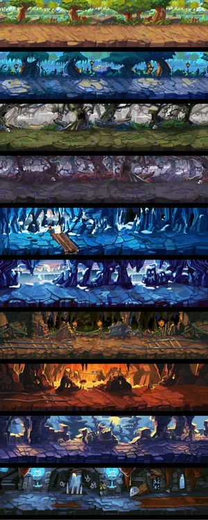 各种小路游戏截图免抠