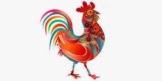 新春新年鸡图标免抠