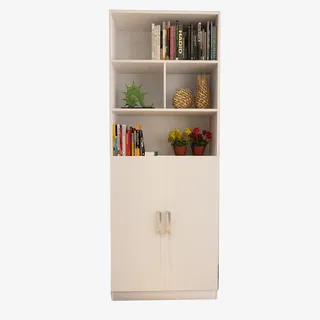 书柜简约现代书架免抠