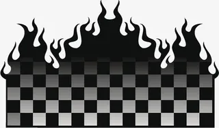 赛车运动 比赛火焰 体育免抠