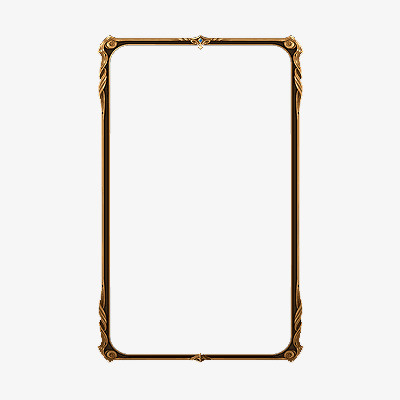 游戏重金属复古边框免抠