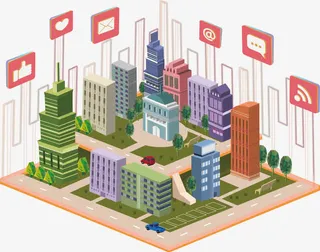 矢量图房子免抠