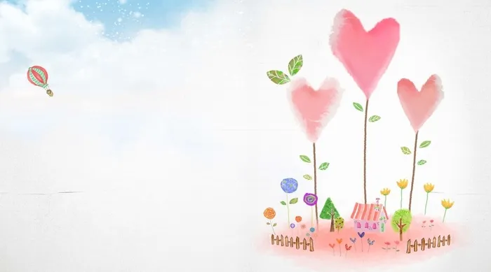 小清新卡通手绘背景高清