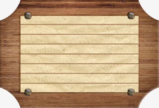 创意纸张标签免抠