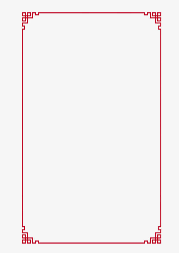 复古边框免抠