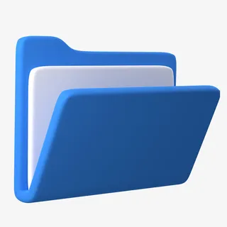 3D文件夹素材免抠