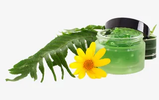 绿色护肤品元素免抠