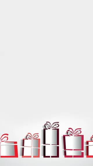 简约礼物H5图高清