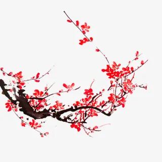 左边墙角梅花免抠PNG图片素材免抠 左边墙角梅花免抠PNG图片素材免抠