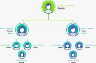 矢量手绘人员分布免抠