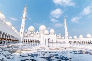 中国风大理石白色建筑免抠