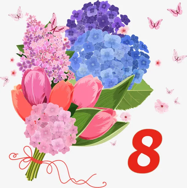 一束鲜花免抠