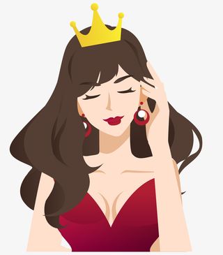 38女神节时尚女神免抠