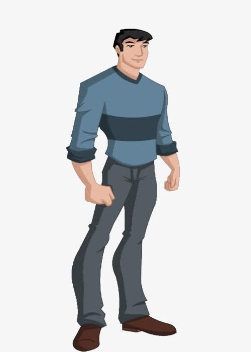卡通男子免抠