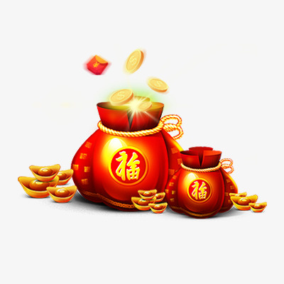 卡通福袋元素免抠