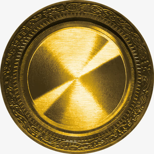 古风复古铜镜镜面免抠