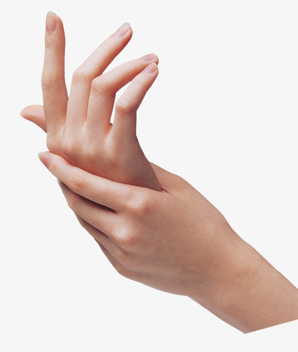 美容美甲手势素材png免抠
