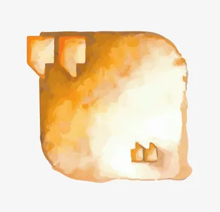 矢量墨迹边框免抠