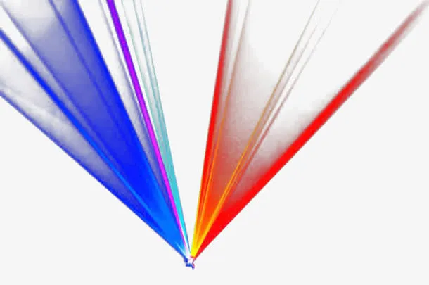 彩色激光射线免抠