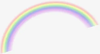 学校彩虹卡通背景