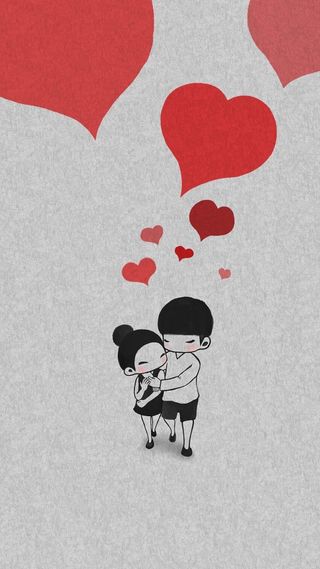 灰色情侣H5背景高清