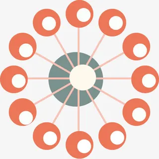 手绘 鲜花 动物 花瓣 蜡笔元免抠